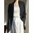 Plus Size - Women'S Luxury -Like Satin Loose-Fitting Suit Jacket - Thin Design Professional High-End Tailored Blazer, Solid Color Elegant Office & Formal Wear, Spring/Autumn Versatile Outerwear for Business, Weddings, Semi-Formal Events - Women'S Fa